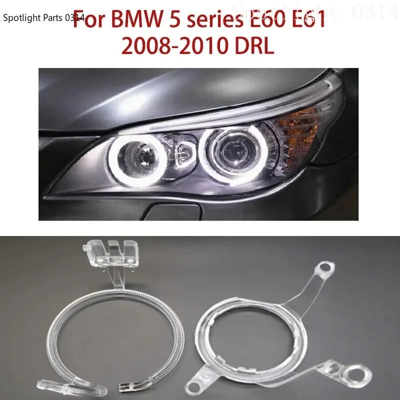 

Для BMW 5 серии E61 2008 2009 2010 DRL Световод Aperture Light Guide Tube Angel Eyes Дневные ходовые огни Автомобильные аксессуары