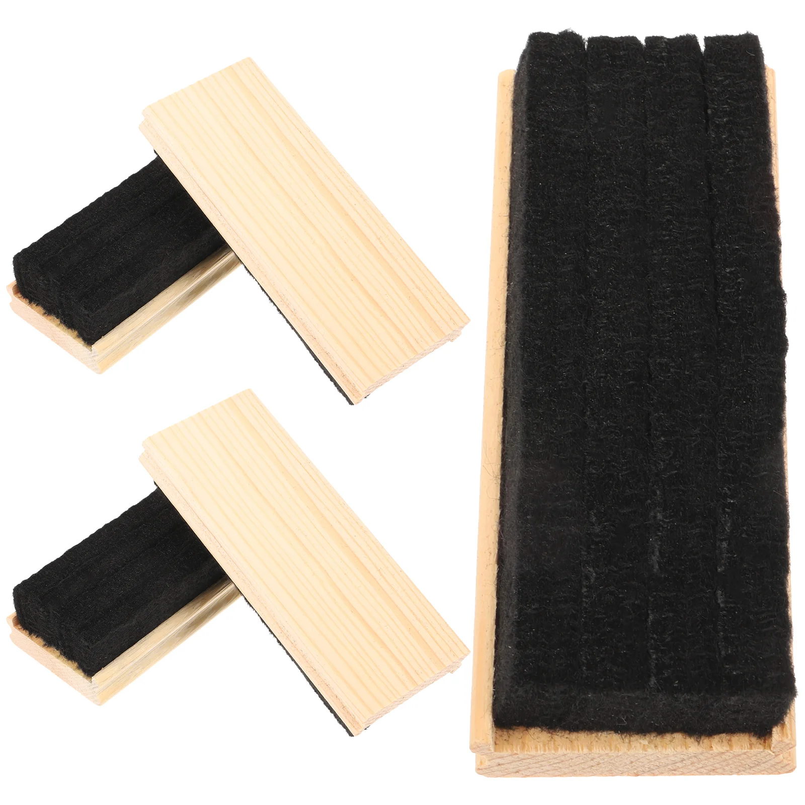 

5pcs Wool Chalkboard Erasers Wooden Blackboard Cleaner School Classroom Home Chalk Eraser Teaching Supplies