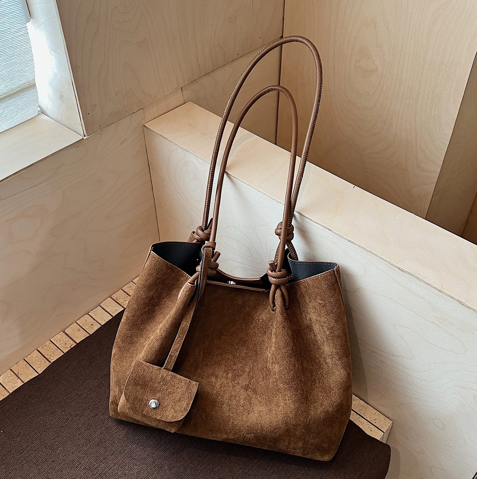 Vintage Women Suede… - image