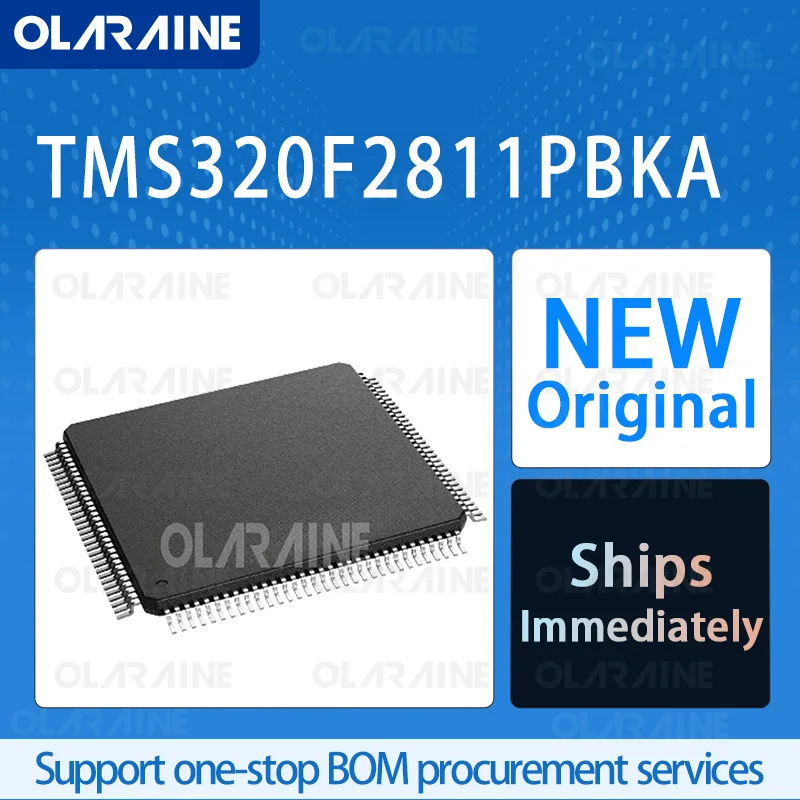 

1/5/10Pcs TMS320F2811PBKA LQFP-128 original ic chip Digital Signal Processors and Controllers-DSP, DSC Core C28x Voltage 1.9 V