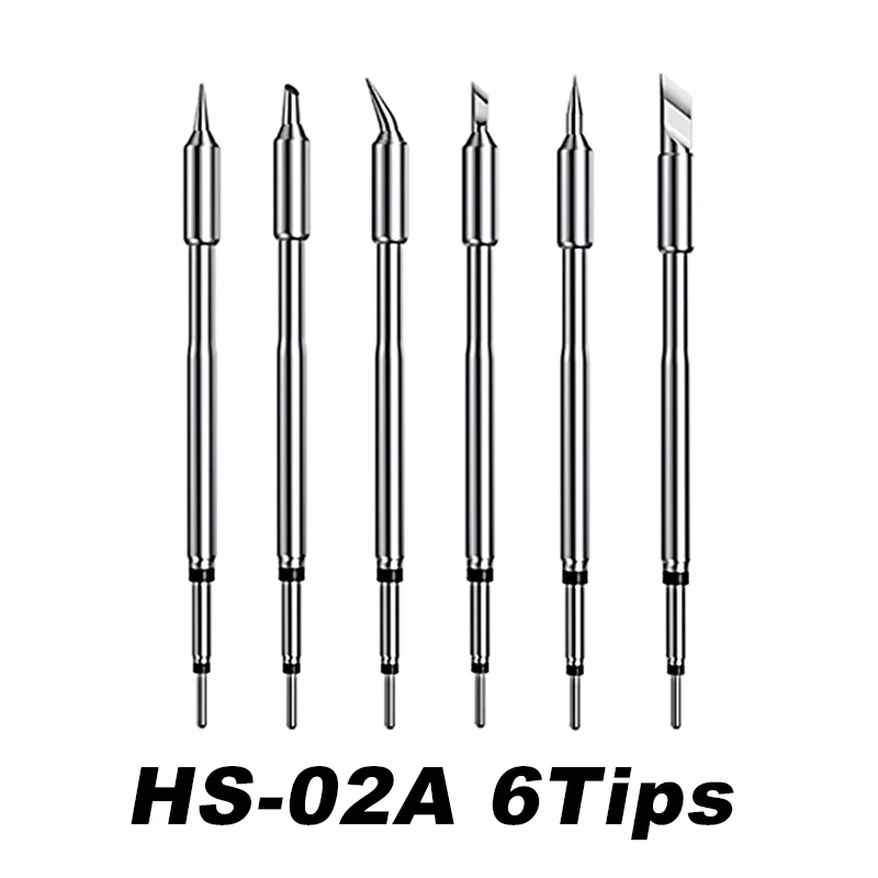 FNIRSI HS 02 Soldering Iron Tip Replacement Tool Set  for HS-02a and HS-02b Soldering Iron