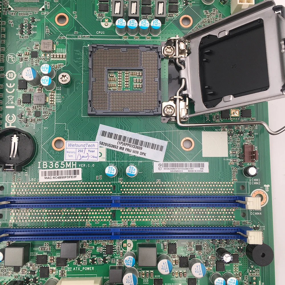 لينوفو ثينك سنتر E76x M425 M525 سطح المكتب اللوحة IB365MH 5B20U53853 DDR4 LGA1151