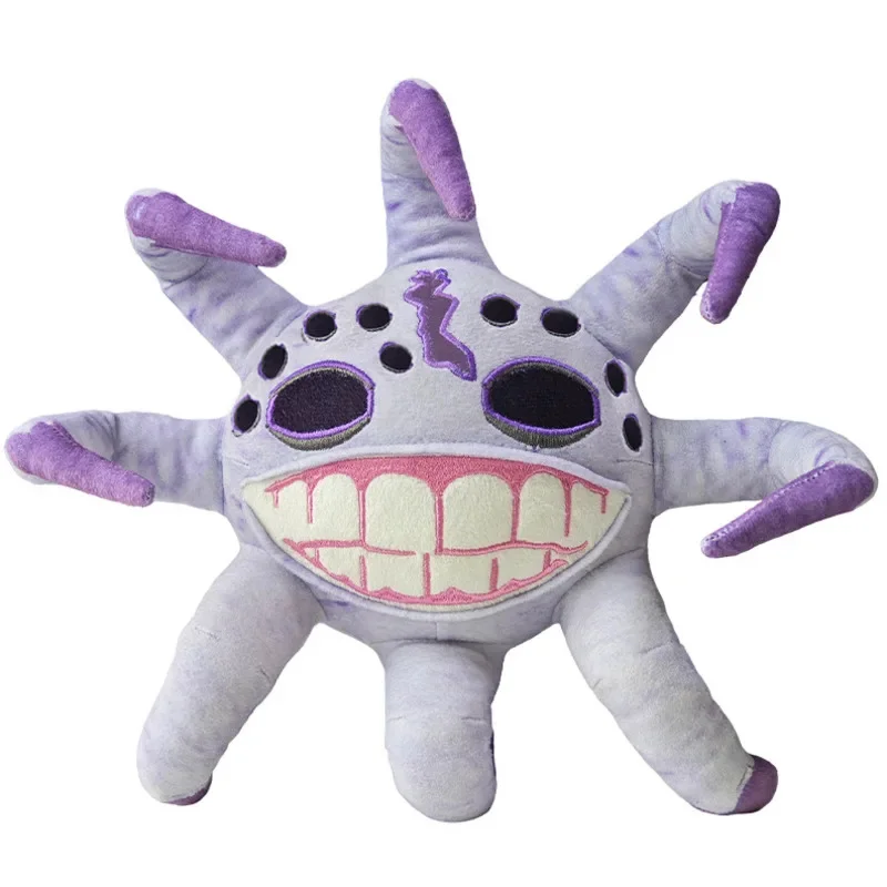 DF2 Door Moth Octopus Plush Toy Man Cartoon Animal Short Plush PP Cotton Punk 2 Layer Game Peripheral Horror Doll Unisex Gifts