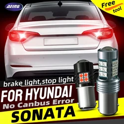 2pcs Car LED Brake Stop Lights Blubs No Error Red For Hyundai SONATA 4/7 NF LF 2007 2008 2009 2010 2014 2015 2016 2017 2018 2019