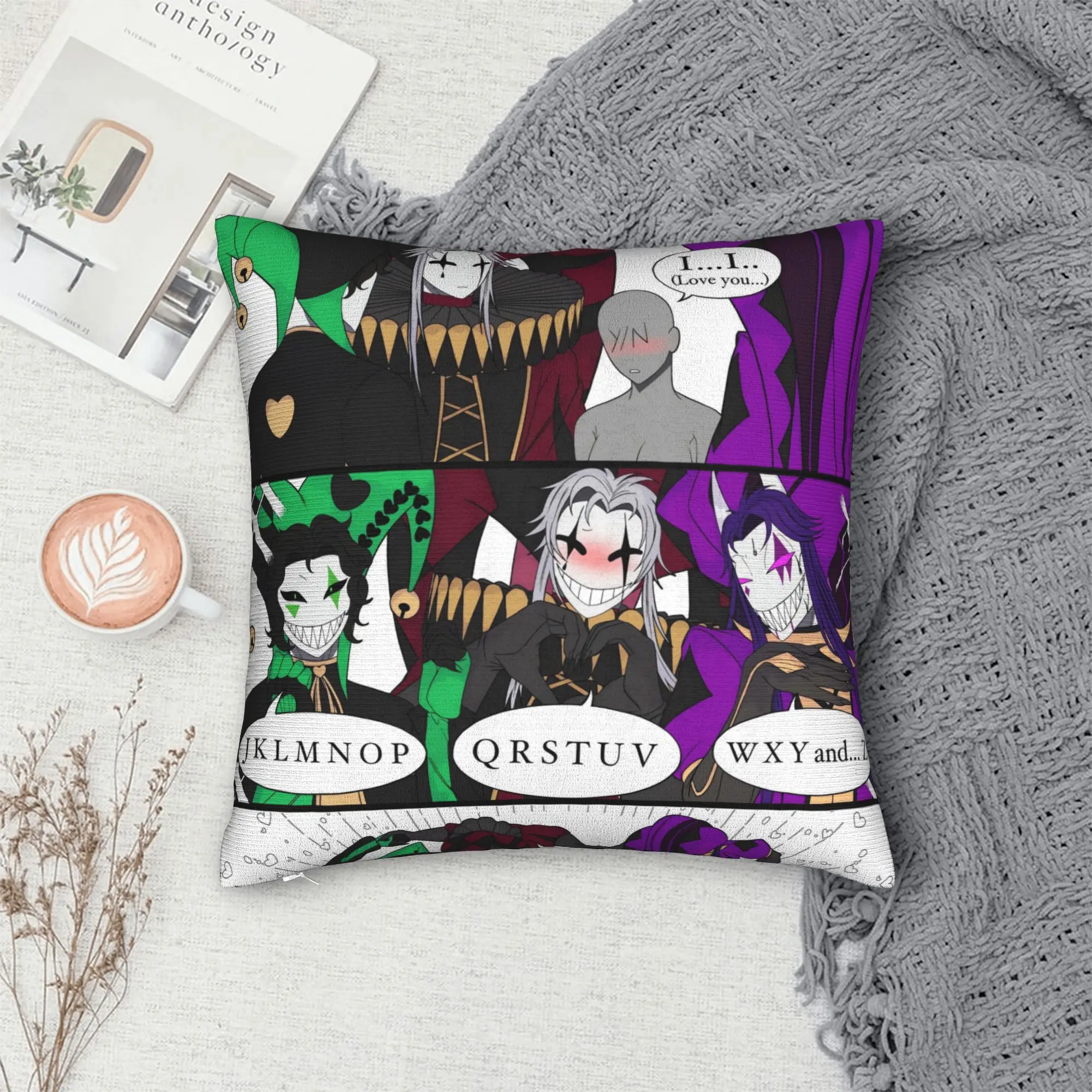 The Freak Circus Pillow Case  Print Pillow Cover For Sofa Couch Bed Living Room Morden Pillowcases