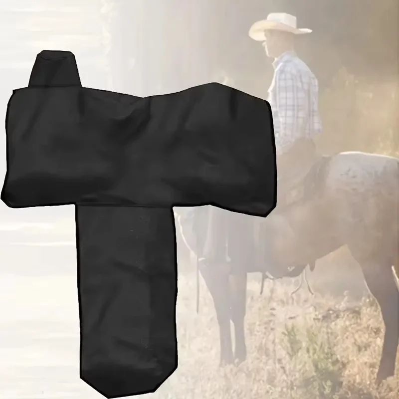Funda para Silla de Montar de Caballo de Tela Oxford Resistente con Correas Elásticas - Almacenamiento de Equipo Resistente al Polvo y de Alta Resistencia para Caballos, Material de Poliéster