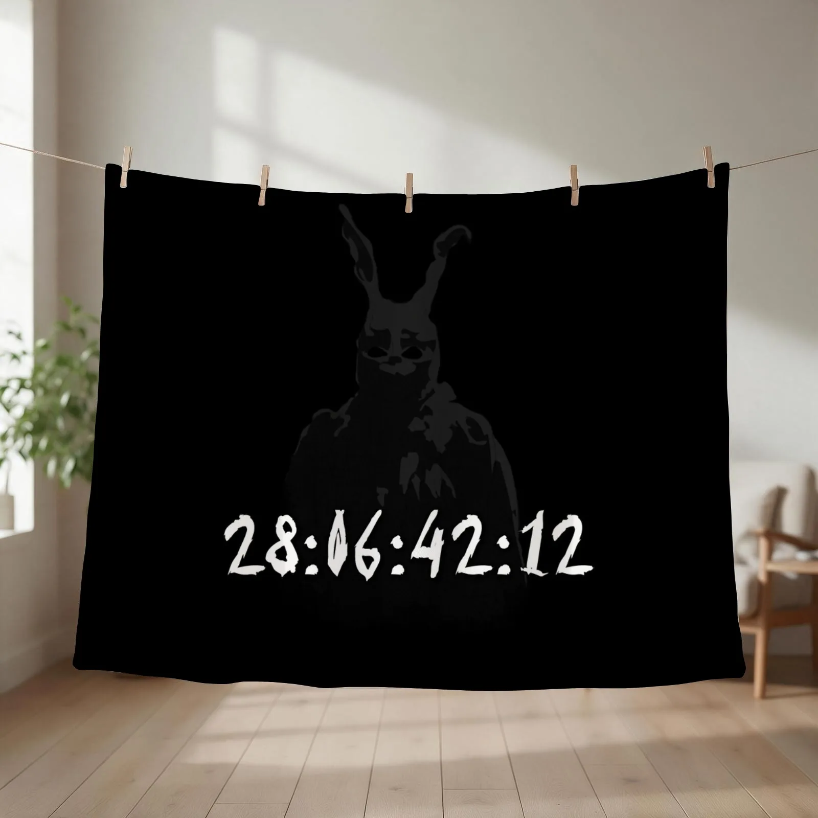 Mens Funny Countdown Donnie Darko Cool Graphic Gift Throw Blanket Soft Plaid for winter Luxury Thicken sofa bed Blankets