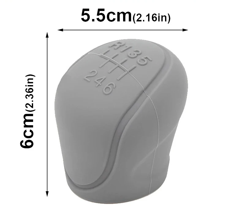 1PC Manuelle 5/6-geschwindigkeit Auto Innen Zubehör Auto Silikon Schaltknauf Abdeckung Shift Nicht-Slip auto Innen Zubehör – Detail 8
