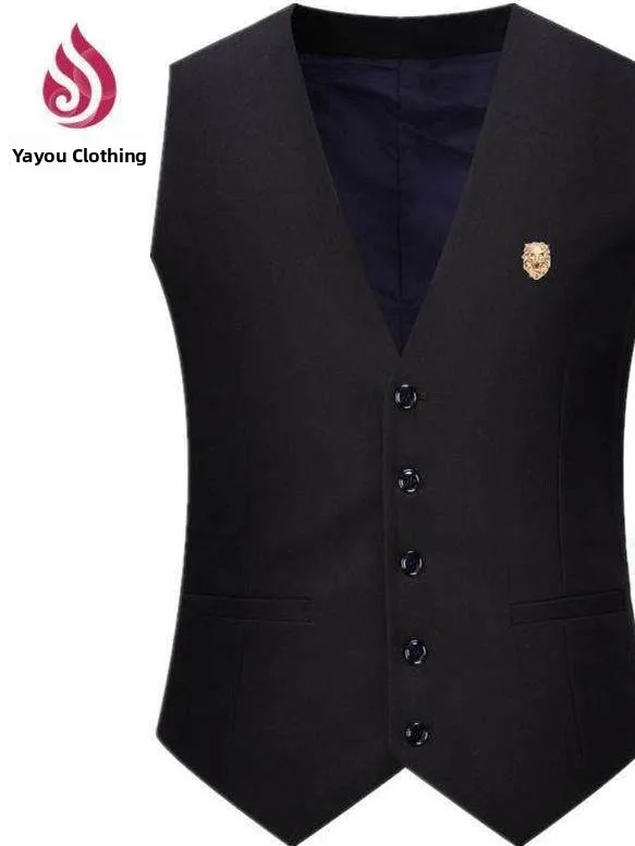

Мужской жилет Briti Faion Slim Fit: модный, стильный, больших размеров, в западном стиле, для делового и повседневного образа