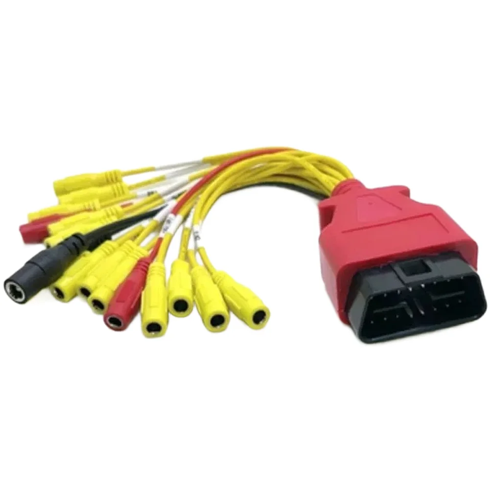 16-Pin OBD= Diagnostic Jumper= Wire Connector For ECU Rewriting Fault Diagnosis Tool Auto Repair 12-24V Auto Tester