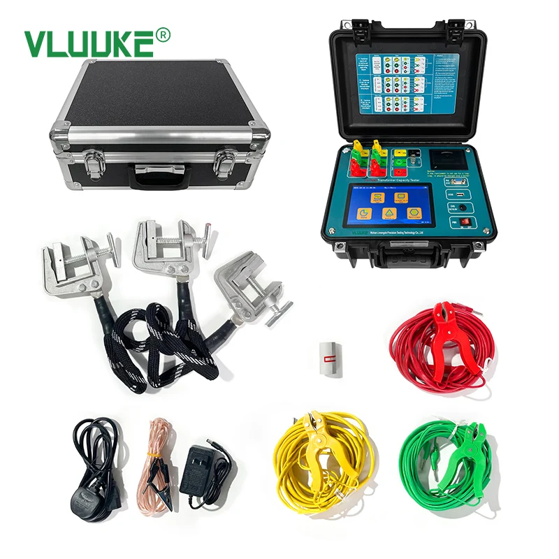 VLUUKE VS-6680 High Precision AC Automation Capacity Load Loss Tester Vacuum Load Transformer Aluminum Alloy 2-Year Warranty