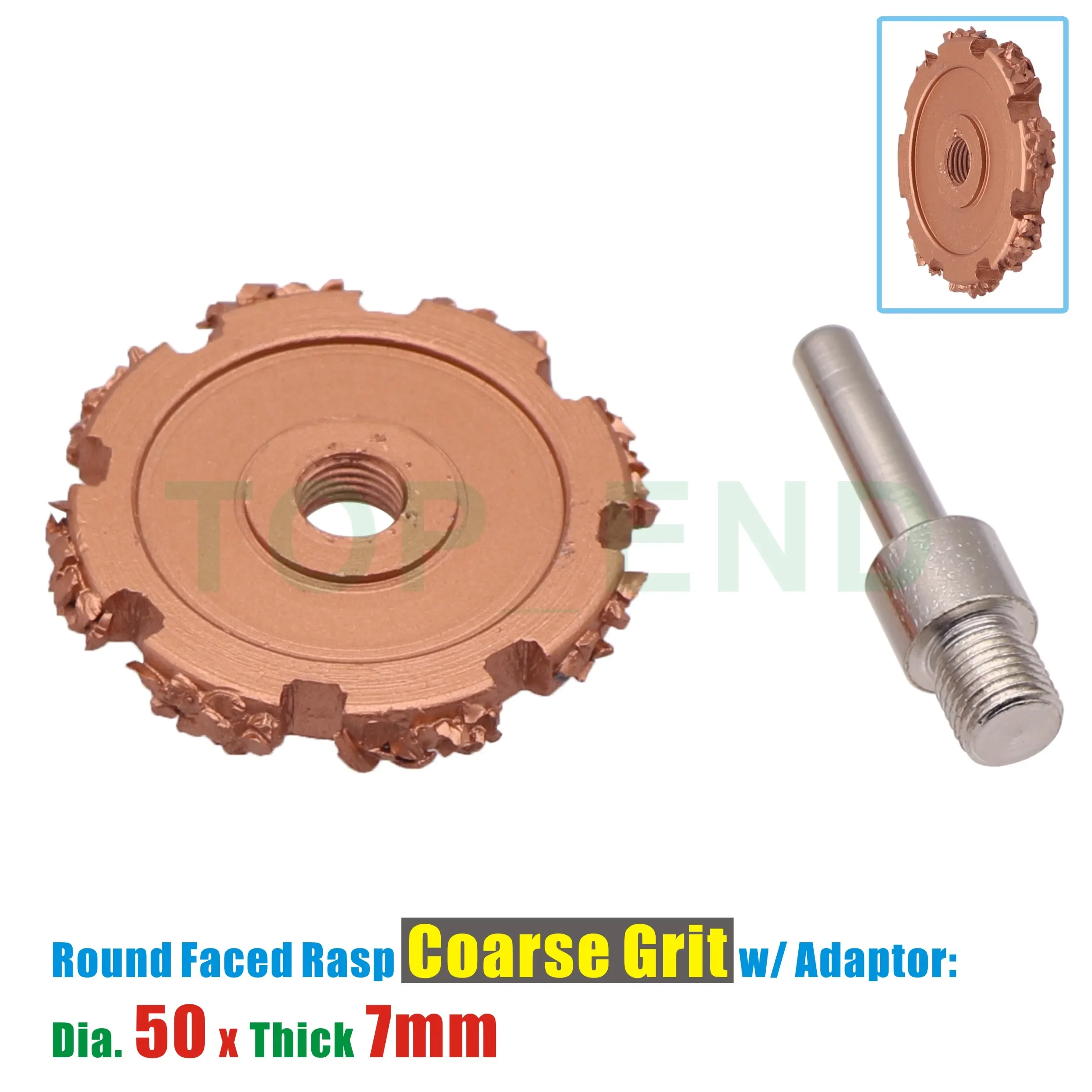 1pc Coarse Grit Buffing Wheel Tungsten Carbide Rasp Round Faced / Tapered Cone / Pencil Rasp with Arbor Adaptor Wheel Grind Rasp