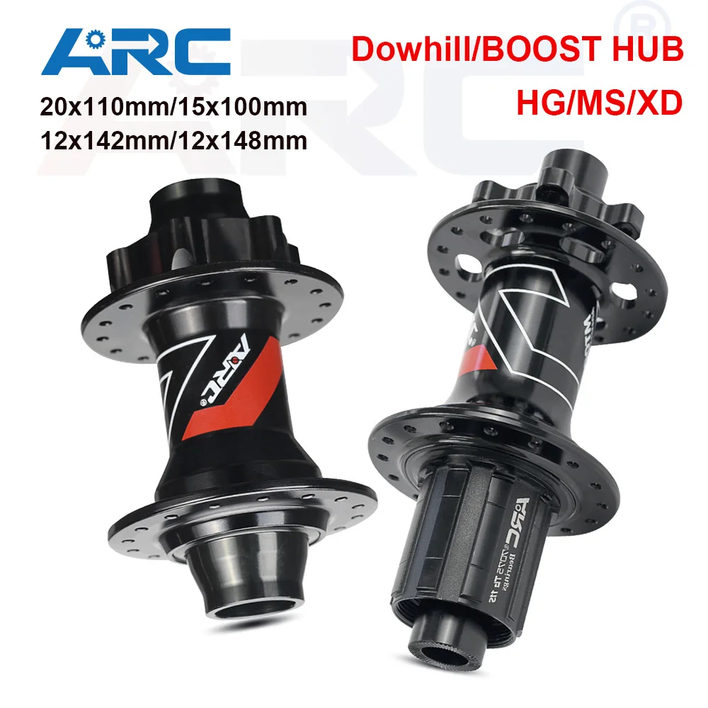 ARC 013 009 BOOST Hub، 20x110 15x100 12x142 12x148، محور MTB من سبائك الألومنيوم، 6 Pawls 120 نقرة، HG/MS/XD 8 9 10 11 12 سرعة