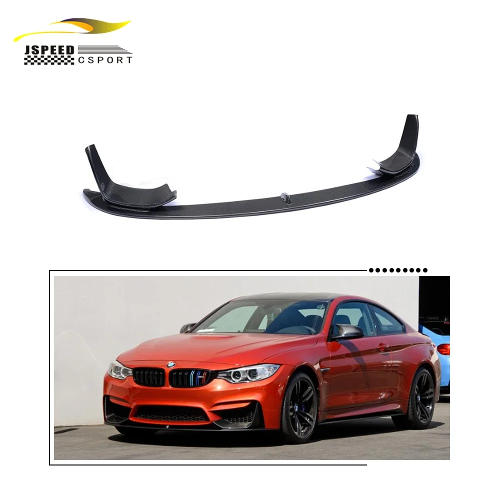 

For Carbon fiber front lip of BMW F80 M3 4DR and F82 M4 2DR 2015