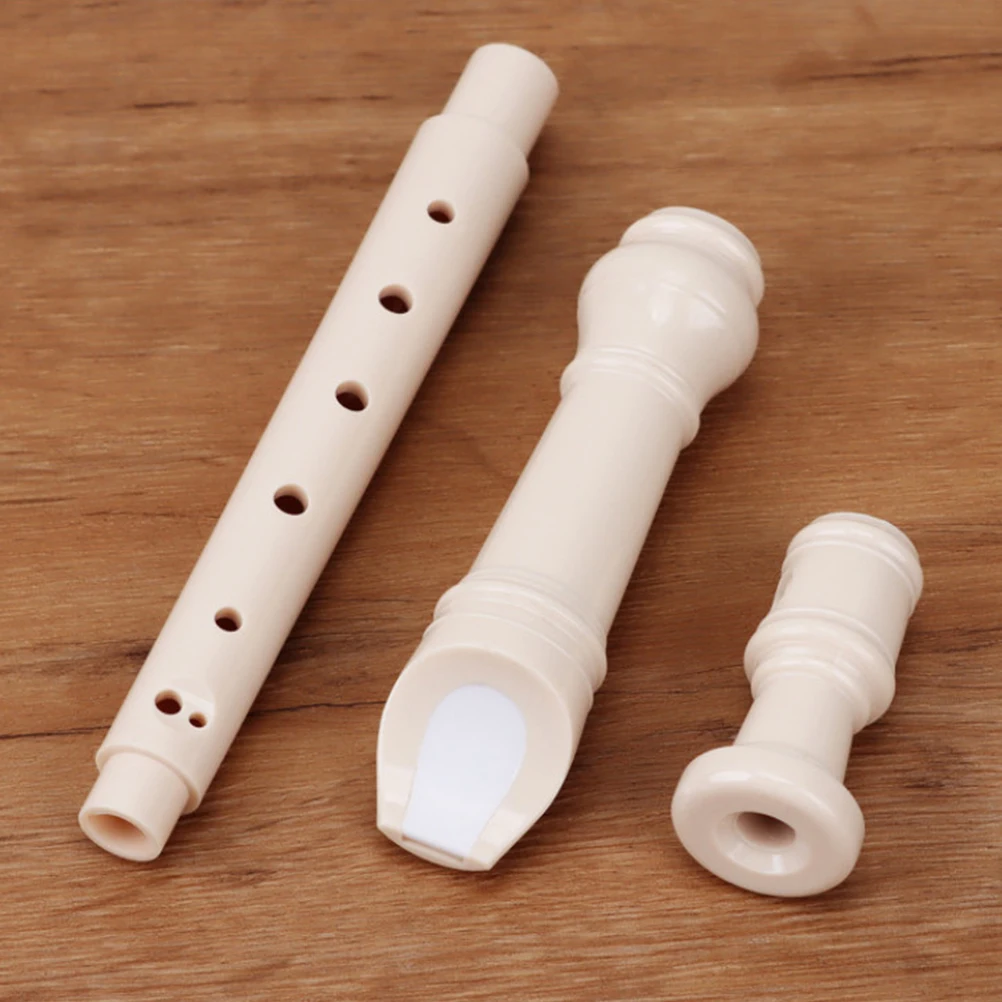 2 個キッズギフトクラリネット楽器フルートリコーダー Aldult ソプラノおもちゃ初心者大人白子供