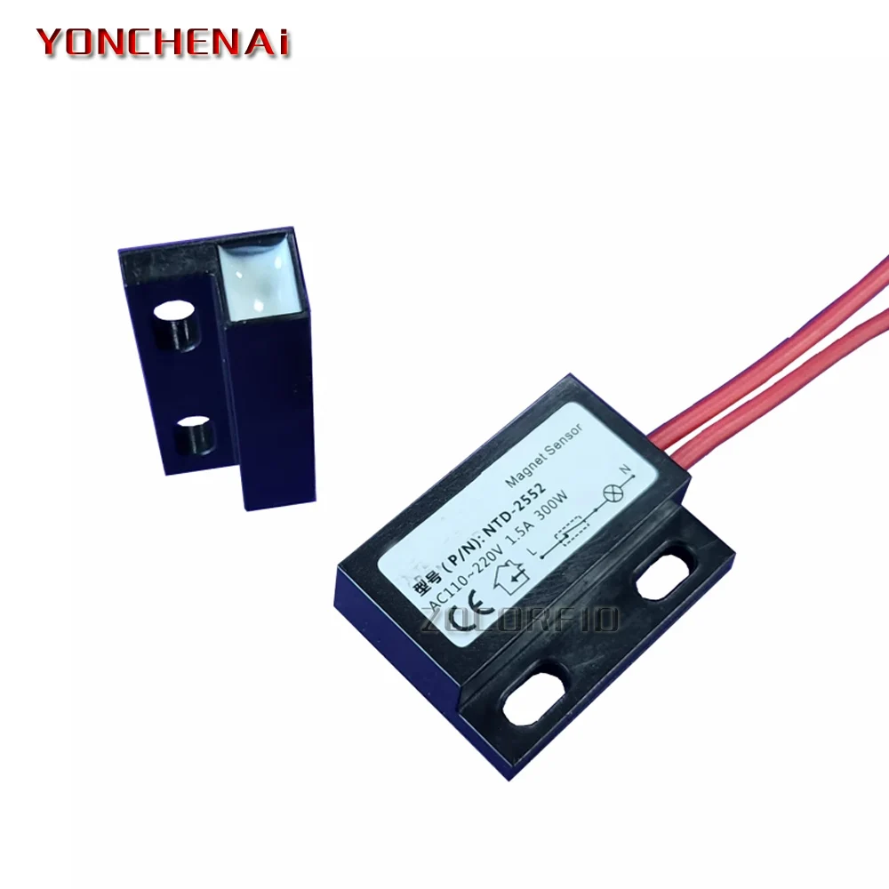 AC220V 300W Magnetic Sensor /Magnetic Reed Switch High Speed Stable Switch Use For High Power Electrical Equipment