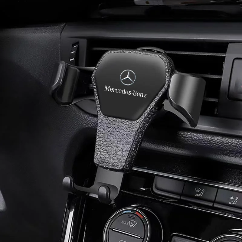 Uchwyt samochodowy na telefon z czujnikiem grawitacyjnym i automatycznym uchwytem Uniwersalny uchwyt do Mercedes Benz AMG W203 W204 W205 W211 W212 W213 W218 W463 W210