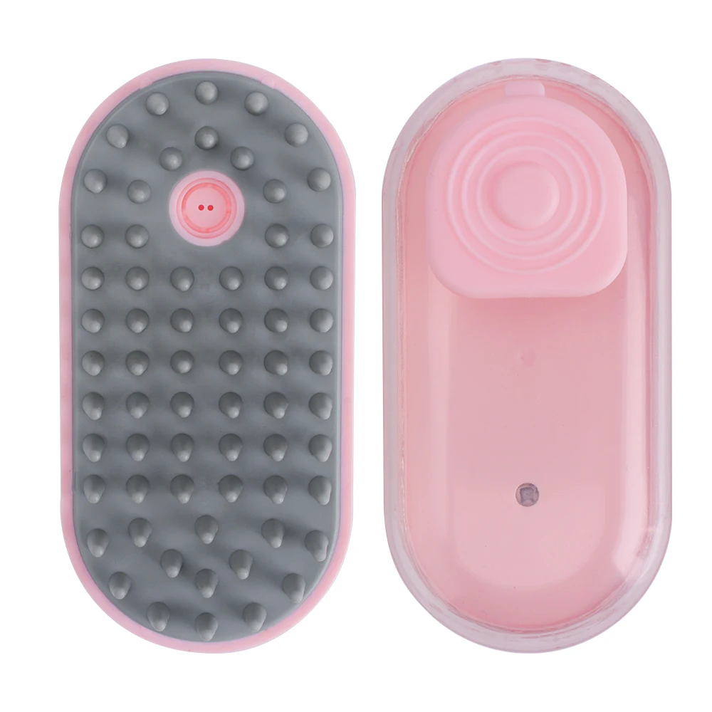1PCS Pet Dog Cat Bath Brush 2-in-1 Pet SPA Massage Comb Soft Pet Shower Hair Grooming Cmob Dog Cleaning Tool Pet Supplies