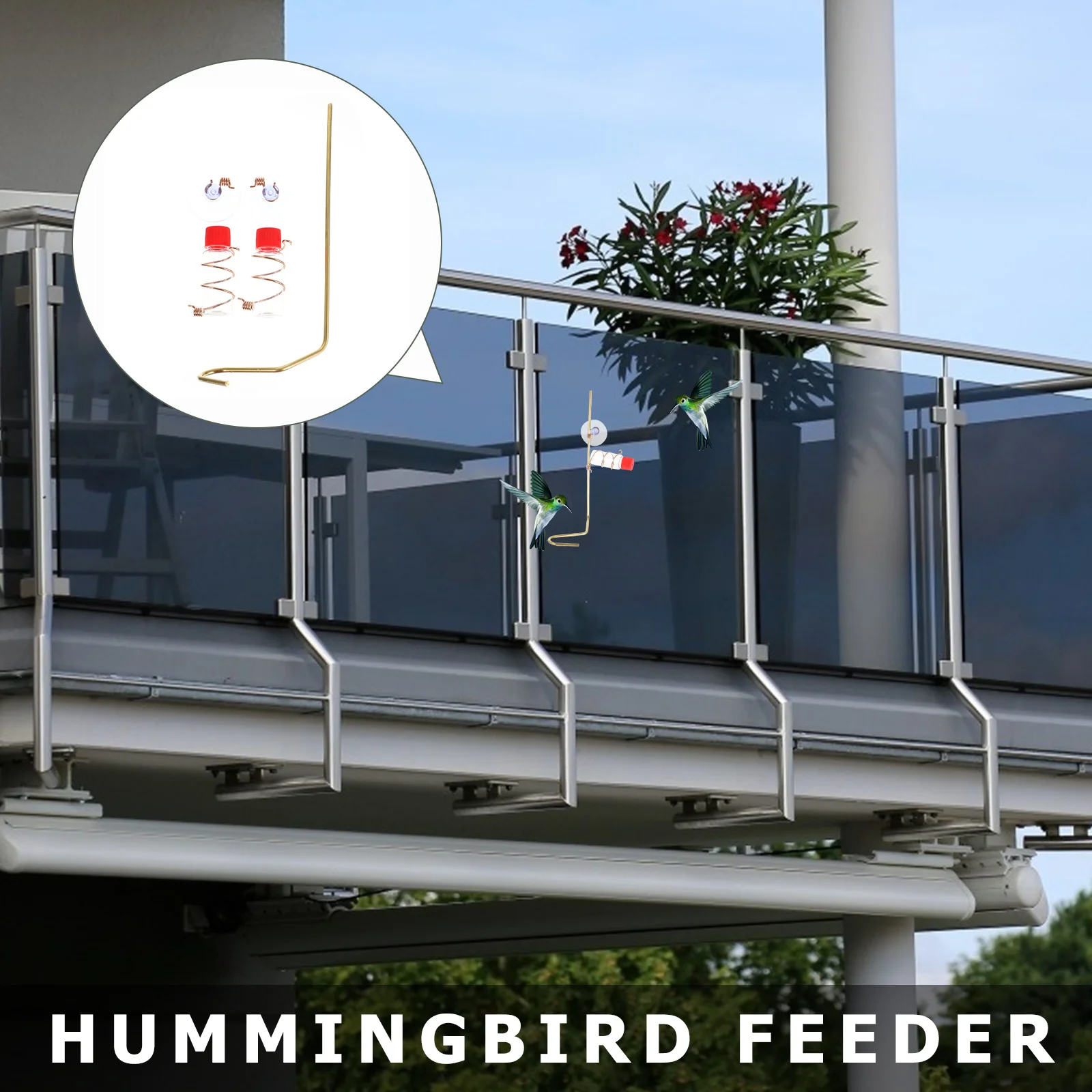 

1Pcs Hummingbird Feeder Replacement Parts Durable Suction Cup Practical Feeder Accessories Easy Clean Adsorbable Bird Feeders