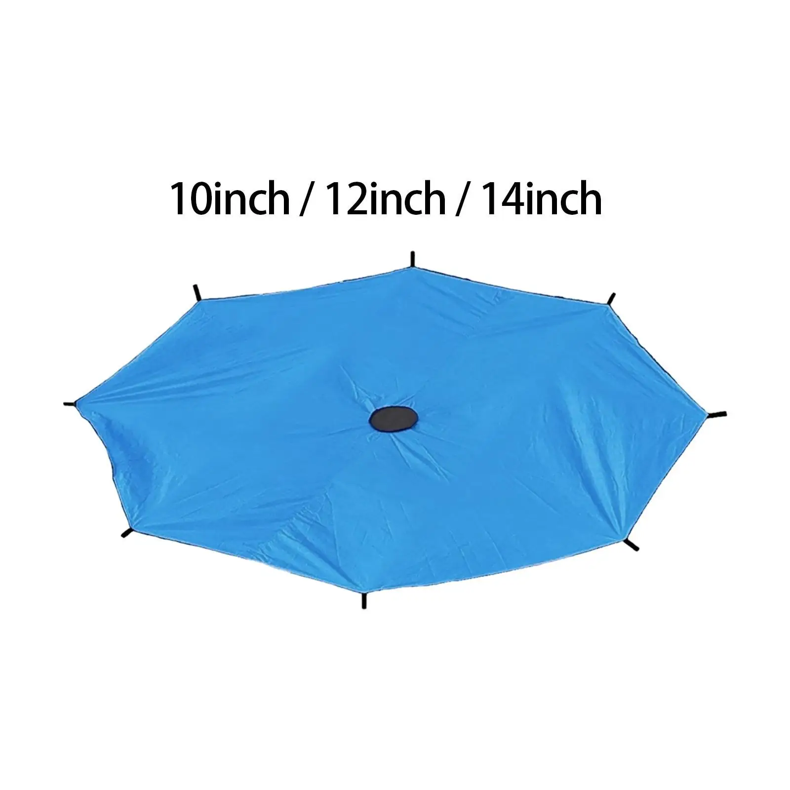 Trampoline Shade Cover Tearproof Trampoline Sun Protection Cover for 8 Poles