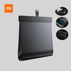 Xiaomi Qualitell PVC Car Trash Bag Leak-proof Lock Smell Magnetic Car Rubbish Holder Garbage Storage Bag Vomit Bags Trash Bin