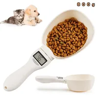 Pet Food Scale LCD Electronic Precision Weighing Tool Dog Cat Feeding Food Measuring Spoon Digital Display Kitchen Scale