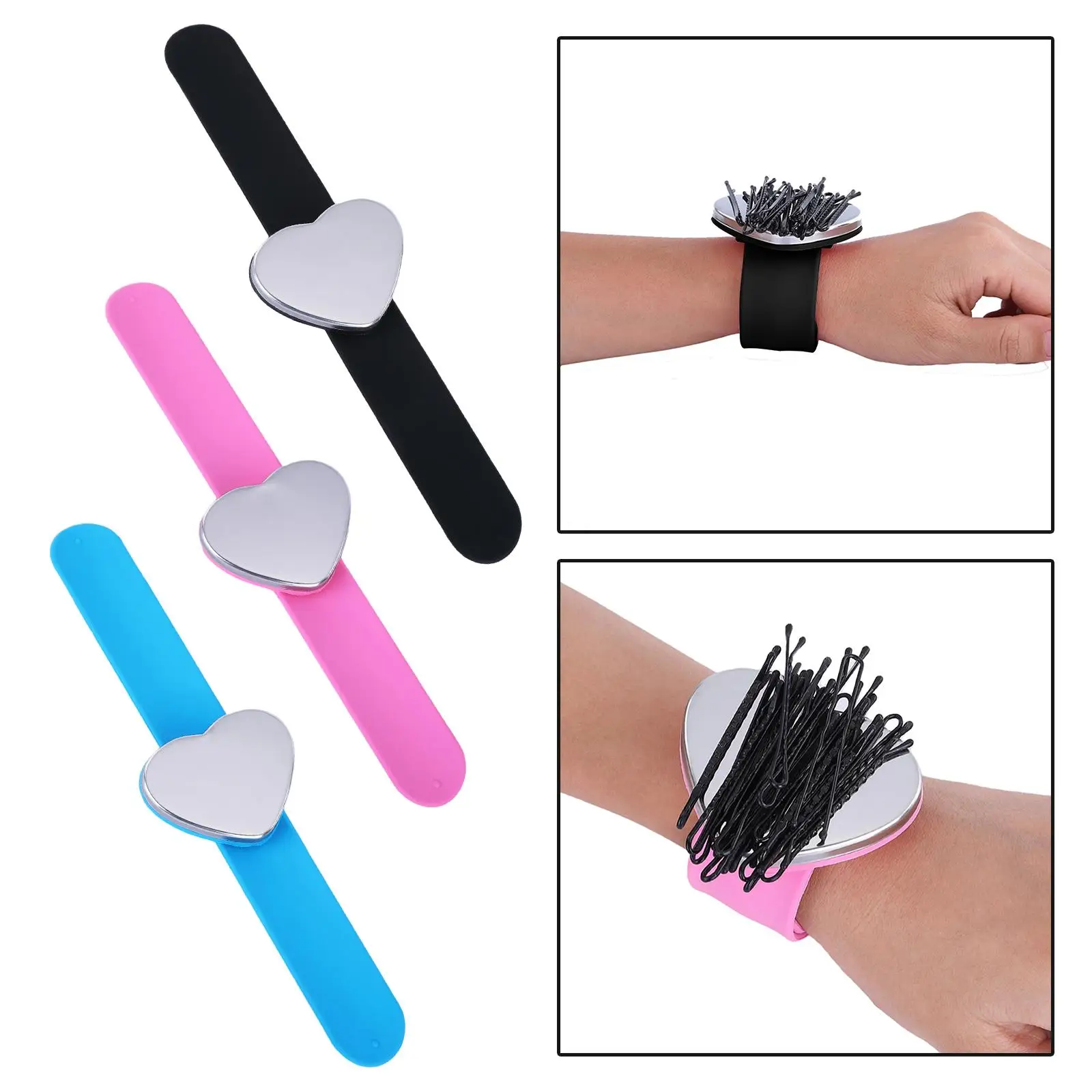 Wrist Sewing Pincushion Sucker Pintail Comb Silicone Slap Bracelet Quilting