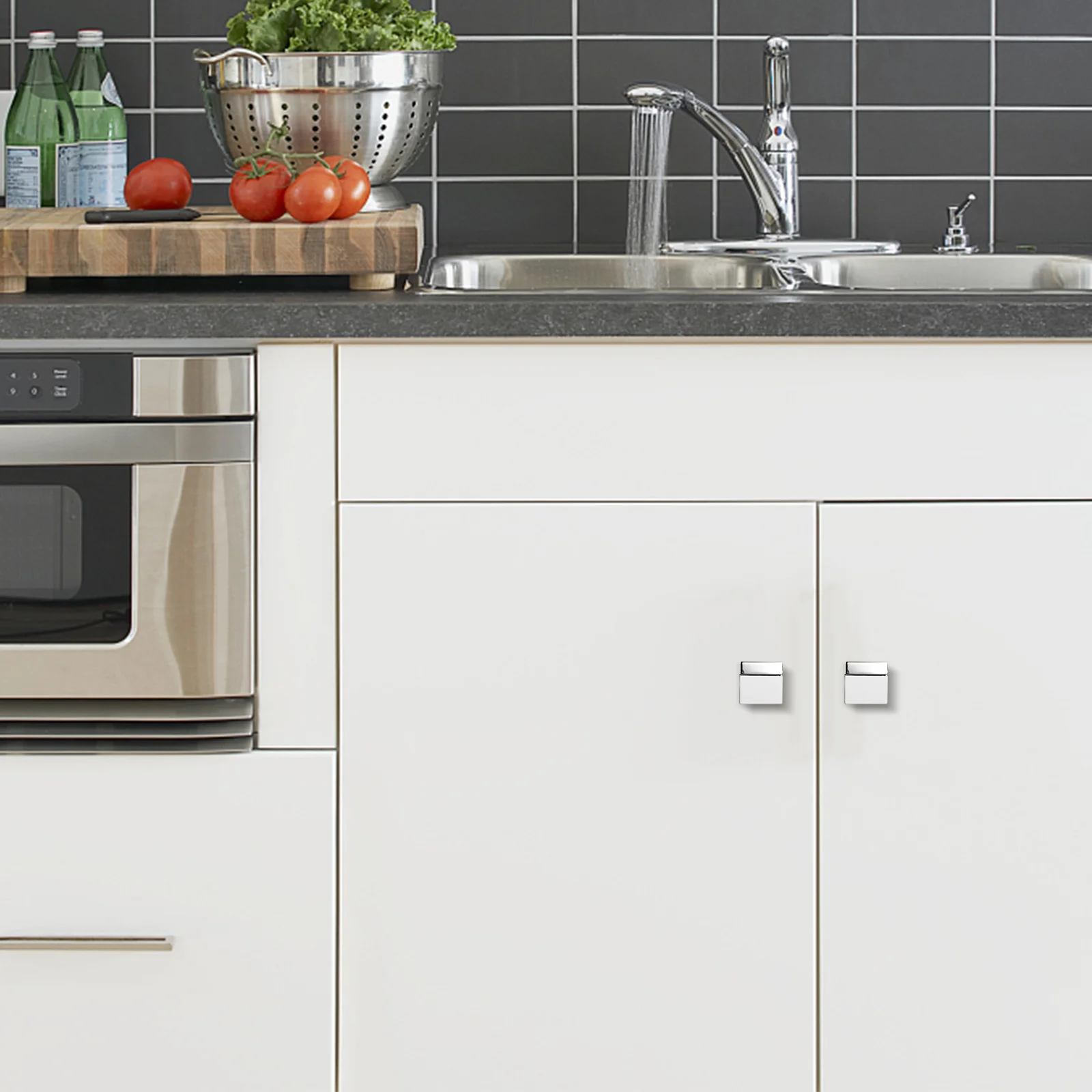 

5Pcs Zinc Alloy Cabinet Knobs Small Metal Drawer Pulls Modern Classic Handles for Furniture Closet Wardrobe Dresser Cupboard