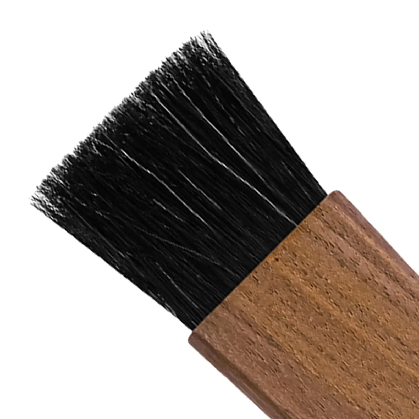 Dusting Brush Tool Espresso Household Supplies Natural Bristles Coffee Cleaning Brush for Dining room and home Washing