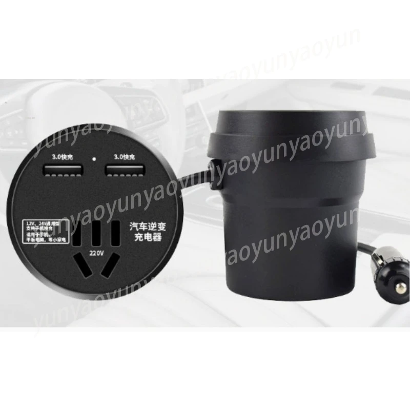 Universal 12V 24V To 220V Car Inverter DC AC Power Converter with USB Ports for Truck Home Use