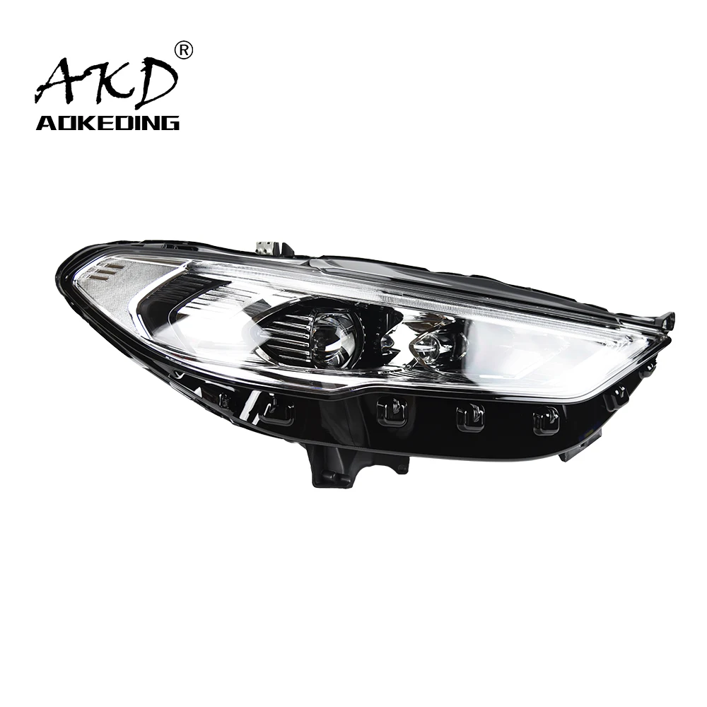 Car Styling Head Lamp for Fusion LED Headlight 2017-2020 headlights Mondeo Bi Xenon Hid LED High Beam DRL Dynamic Signal