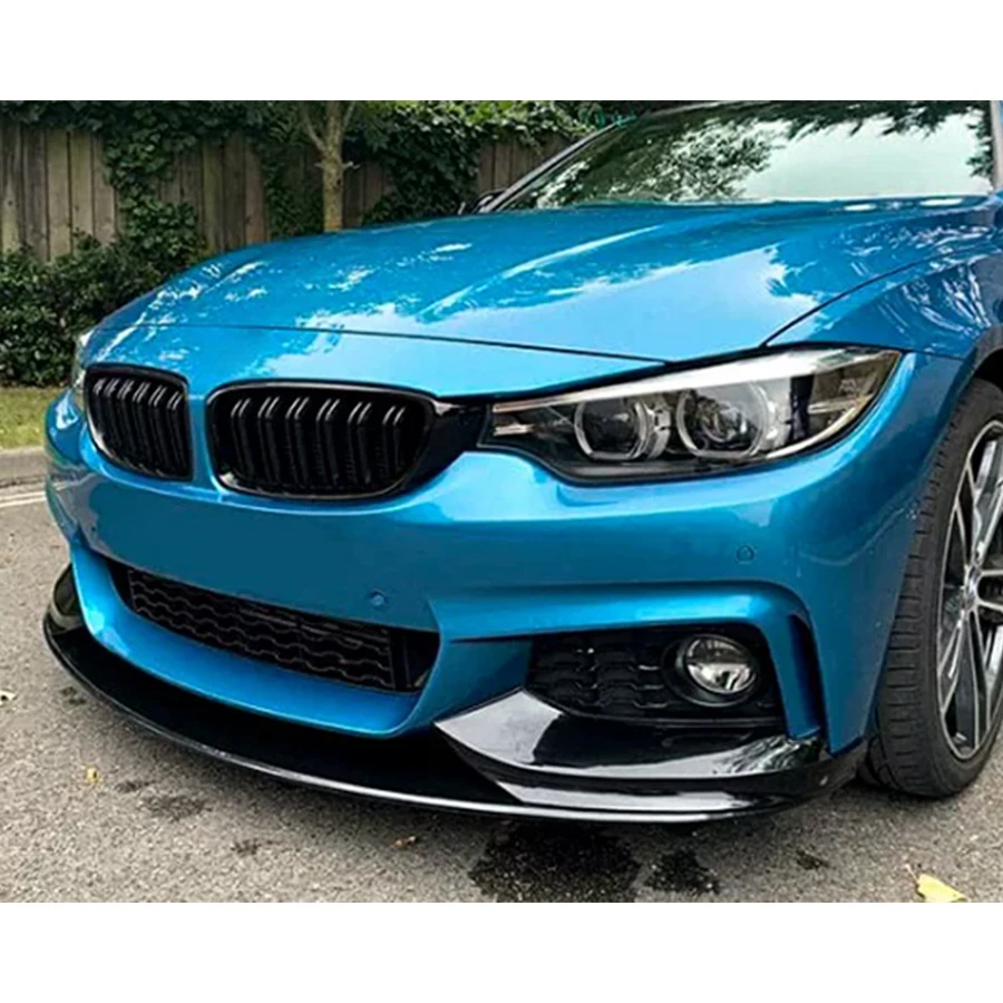 

For BMW 4 serie F32 F33 F36 Bright Black Car Front Bumper Lip Front lip glossy black Diffuser Front Chin Spoiler Body Kit