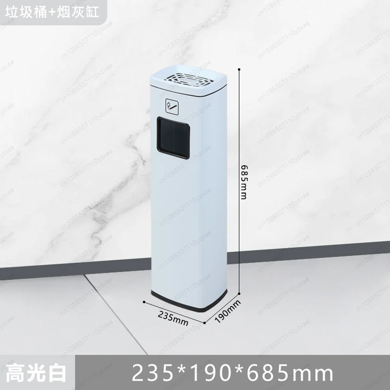 

YY Soot bucket, stainless steel vertical