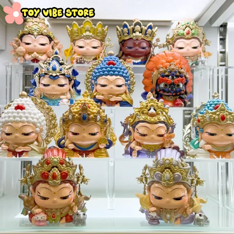 

Фу галстук Бог судьбы серии слепая коробка 12, зодиак, маленький бодхисаттва, модель ручной работы, подарки, загадочная коробка, мультяшный декор, игрушки