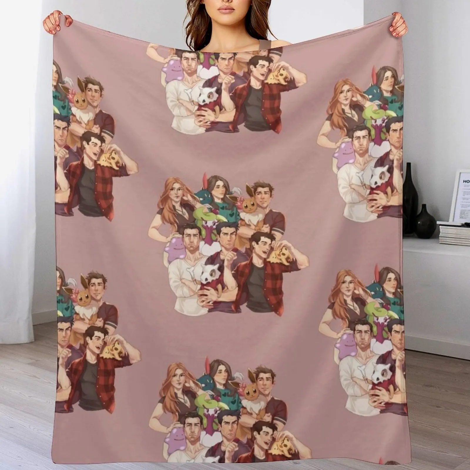 Teen wolf Trainers Throw Blanket Machine Washable Soft Warm Blanket