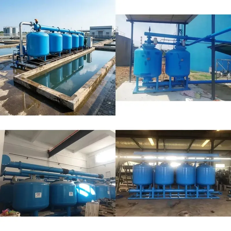 Advanced Digital Carbon Steel PLC Control 30m3/h Flow Self-cleaning Automatic Backwashing Sand Filter Irrigation System