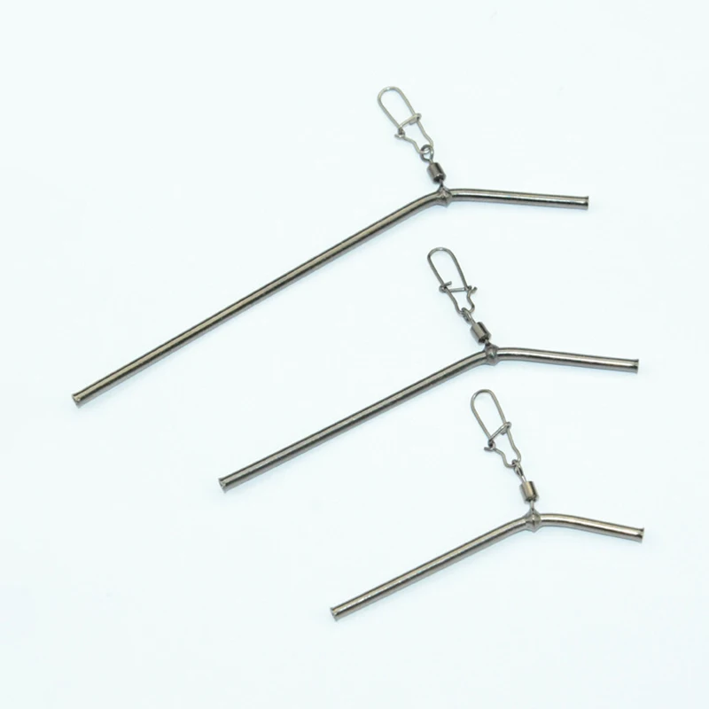 

5pcs Fishing Balance Connectors 5/7/9/12CM Small Style Brass Tube Fishing Tackle Anti-Tangle Feeder Boom Fish Accessories