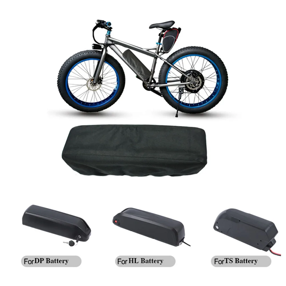 

Waterproof dustproof mountain bike electric vehicle lithium battery box bag with elastic band for 350x125x85mm size