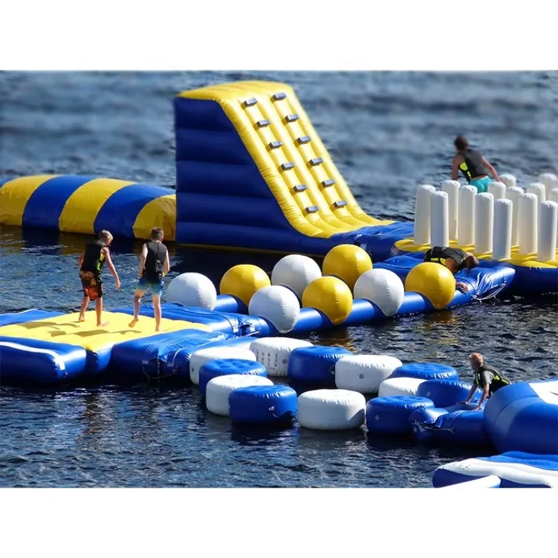 Customized Waterpark Giant Inflatable Water Park Equipment High Quality Floating Inflatable Aqua Park