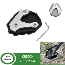 CB500X Kickstand Side Stand Plate Foot Extension Motorcycle Enlarger Support Pad For Honda CB 500X CB500 X 2013-2024 Accessories