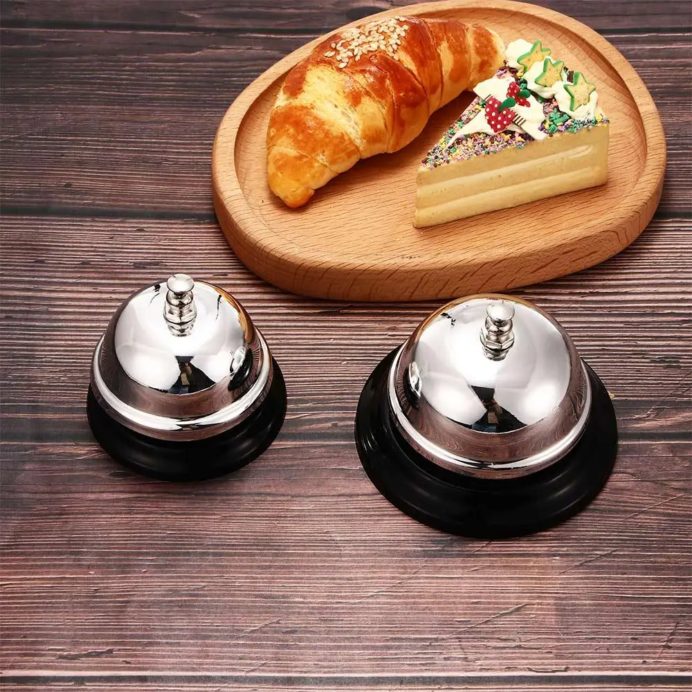 Restaurant Bar Counter Durable Christmas Craft Anti-Rust Ringing Bell Ringer Call Service Ring Desk Bell