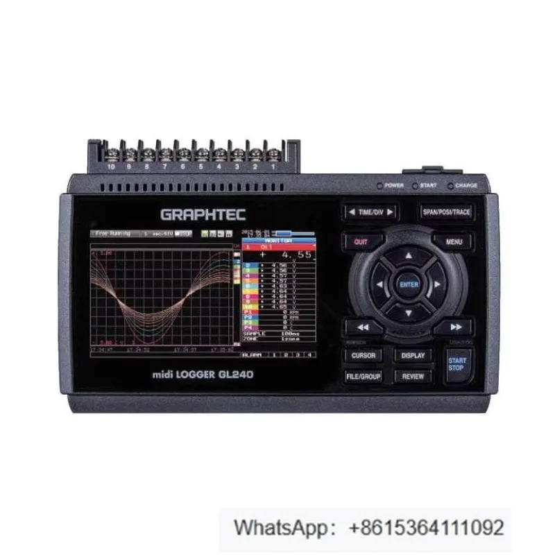 

GRAPHTEC meter insulation multi-channel recorder GL-240 thermometer temperature recorder