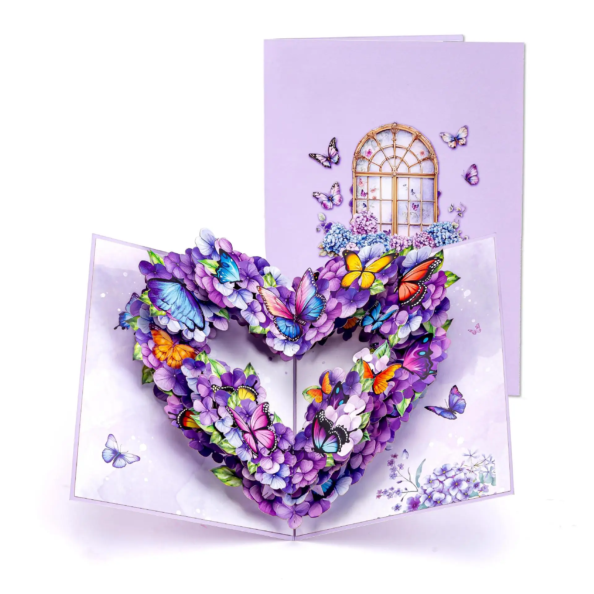 3D Pop-Up Herzförmige Blumen-Grußkarten Muttertag Hochzeitskarte Jubiläum Valentinstag Geburtstagsgeschenkkarte Handgemacht – Detail 8