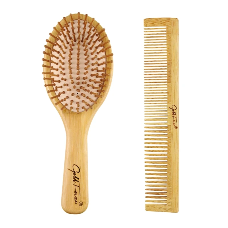 6Pcs Combs Set Healthy Paddle Scalp Hairbrush Bamboo Cushion for Head Massage Brush Hair Care Dropship