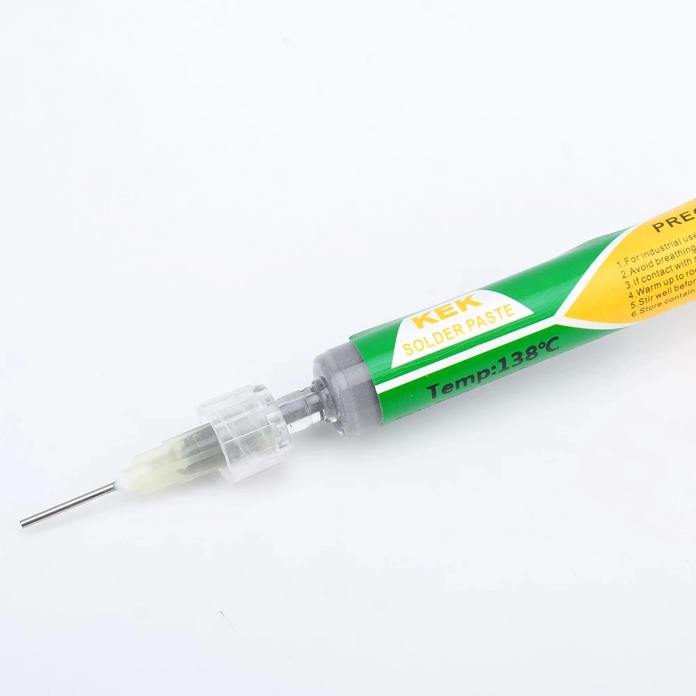 Seringue basse température sans plomb pour pâte à souder Smd, Flux pour la soudure Led Sn42Bi58, outil de réparation