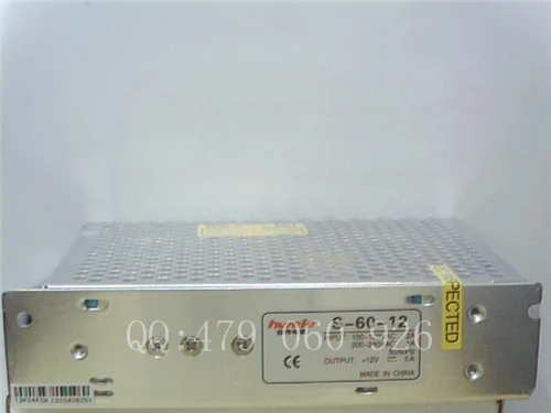 [ZOB] learGLAN alimentation de commutation S-60-12 12V5A -- 5 PCS/uno