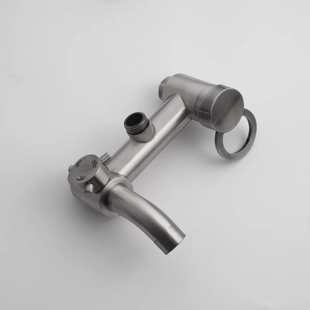 JIENI 8 بوصة النيكل نحى دش صنبور 3 طرق الحائط المطر حوض الاستحمام دش رئيس يده رذاذ الحمام خلاط دش مجموعة