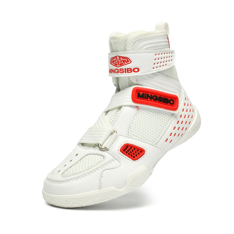 Men Boxing Shoes Comfortable High Top Combat Athletic Breathable Brand Male Big Size Professional Fitness Sport Wrestling Shoes