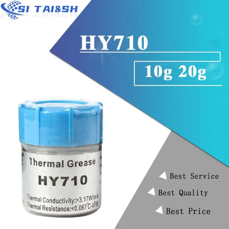 10g 20g Silver Thermal Grease Paste Compound Chipset Cooling For CPU GPU HY710