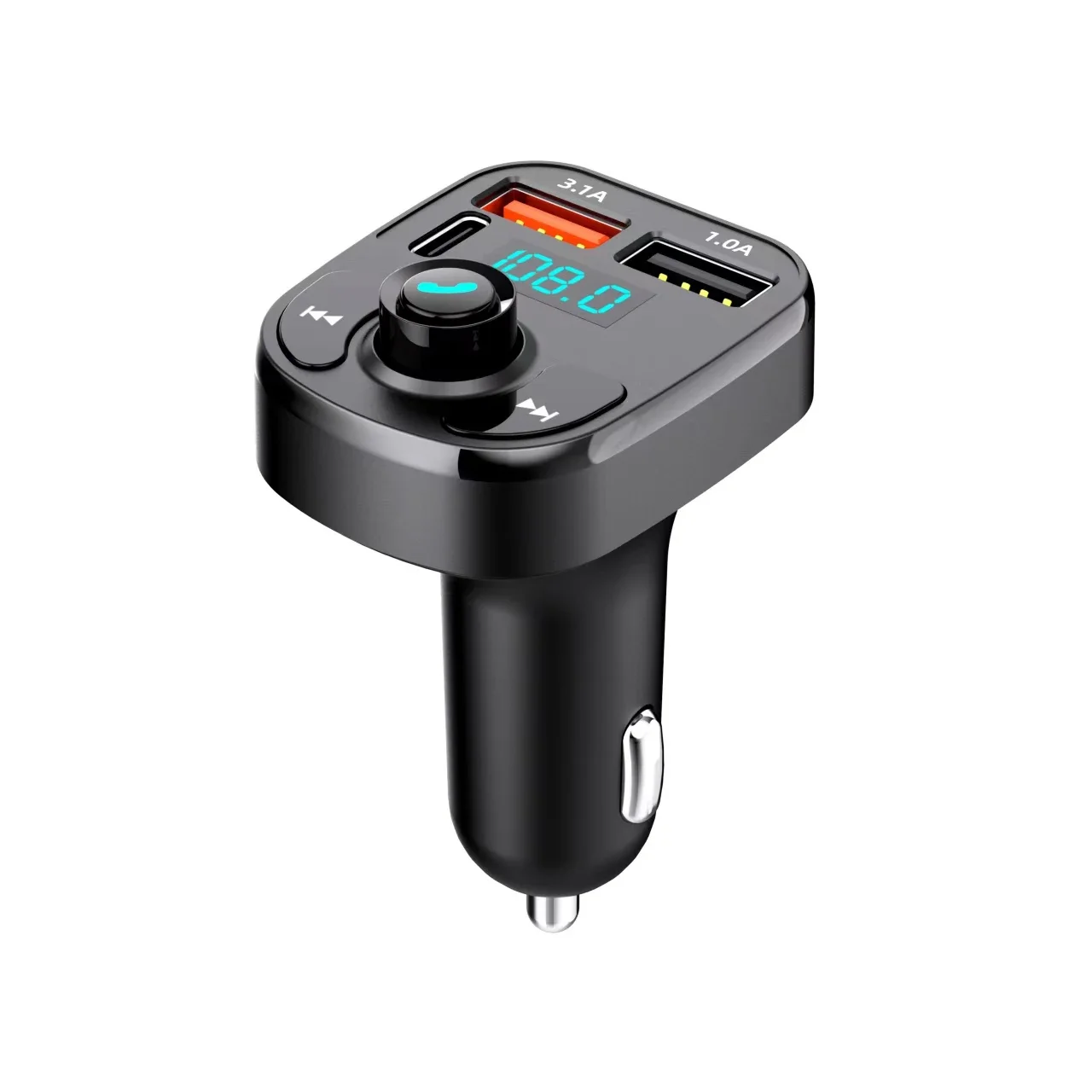 Bluetooth 5.0 Car Charger FM Transmitter Audio Dual USB Car MP3 Player Autoradio Handsfree Charger Fast Charger Car Accessories gallery 4